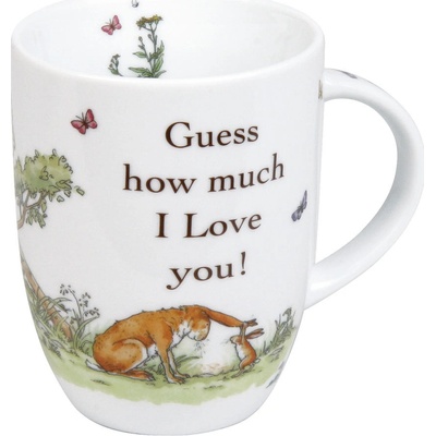 Könitz Guess How Much I love You Hrnek šálek hrnek na kávu porcelán zajíček 380 ml