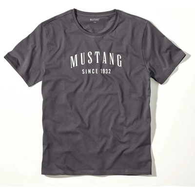 Mustang tmavo šedé pánske tričko leif