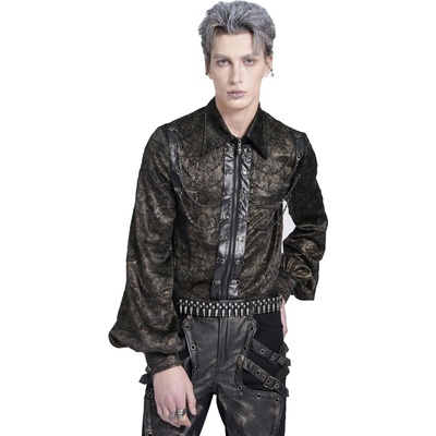 Devil fashion Мъжка тениска с дълъг ръкав DEVIL FASHION - Gold - SHT139