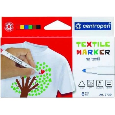 T-shock fixky na textil sada 6 ks