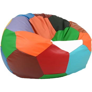 Image 1 of PUFRELAX Пуф, топка 500л. Telstar XXL - Mozaic, Еко кожа, Пълнеж от Полистиролни перли, Цвят според складовата наличност (PUF-G-TXXL-PVC-MZC)