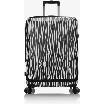 HEYS Бяло-черен пътнически куфар с животински принт Heys EZ Fashion M Зебра Heys | Cheren | ЖЕНИ | ЕДИН РАЗМЕР