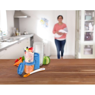 Philips Чашки за съхраняване на храна Philips Avent, 10 броя SCF721/20 (SCF721/20)