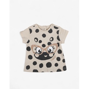 Chicco Girls Knitted Tee Light Natural - dress4less