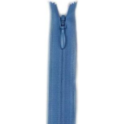 YKK zip skrytý neděl. 2mm, modrá pastelová - 40 cm