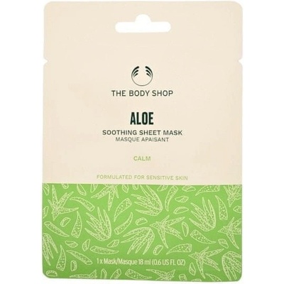The Body Shop Upokojujúca zlupovacia pleťová maska Aloe 18 ml