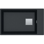 Franke Kubus 2 - Мивка Fragranite KNG 110-62, 76x46 cm, оникс 125.0512. 515 (125.0512.515) Мивка за вграждане
