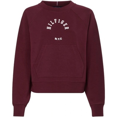 Tommy Hilfiger RLX Sueded Modal C NK Sweatshirt sueded rouge