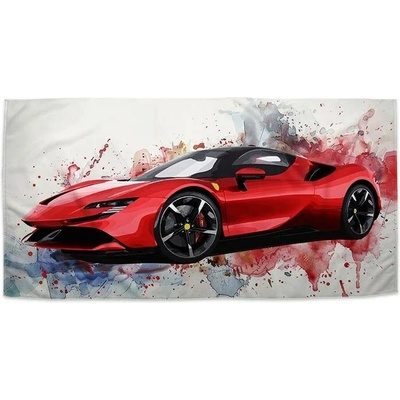 Sablio Ručník s potiskem Ferrari Paint 50 x 100 cm