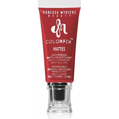 Danessa Myricks Beauty Colorfix Mattes multifunkční líčidlo pro oči, rty a tvář Primary Red 10 ml