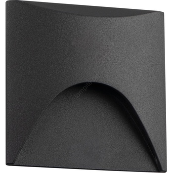 Kanlux 39128 - LED стълбищно осветително тяло EXIN LED/2, 5W/230V 3000K IP65, антрацит, квадратно (KX2624)