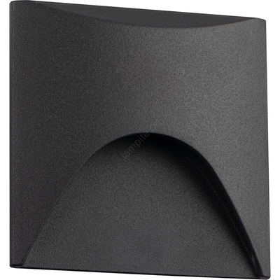 Kanlux 39128 - LED стълбищно осветително тяло EXIN LED/2, 5W/230V 3000K IP65, антрацит, квадратно (KX2624)