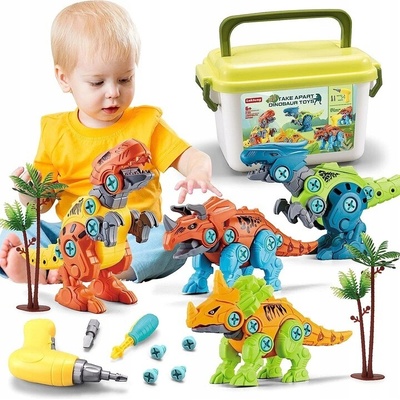 MALLE Dinosaury na skrutkovanie