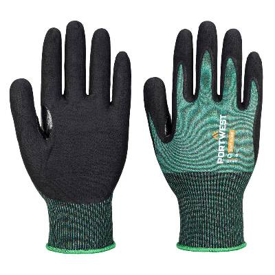 PORTWEST Rukavice SG Grip15 Eco Nitrile AP15 POR-AP15E8RL L Zelená/černá