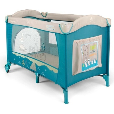 Milly Mally Mirage cestovná postieľka dark grey