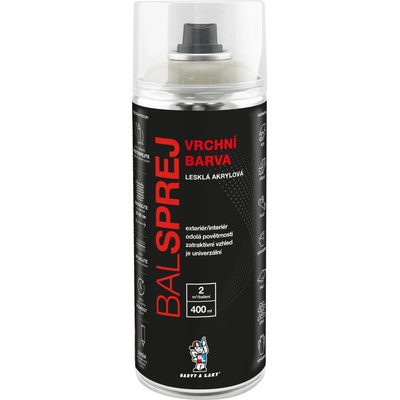 Balsprej vrchní univerzální akrylová barva ve spreji RAL 1015 400 ml slonová kost