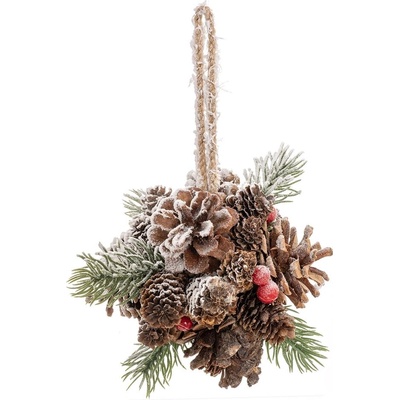 Koule UH šiška RED závěsná pr. 12 cm