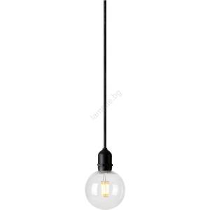 Markslöjd 107989- LED външно висящо осветително тяло GARDEN24 LED/2, 86W/24V IP44 черно/прозрачно (ML1716)