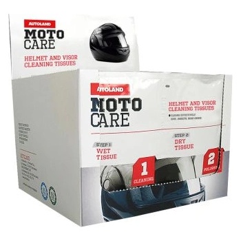 Moto care кърпички за почистване на каски и визьори