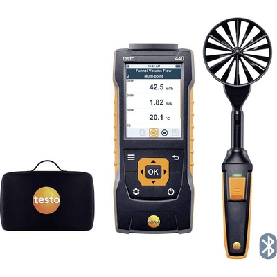 Testo 440 Sada s vrtulkovou sondou 100-mm sBluetooth