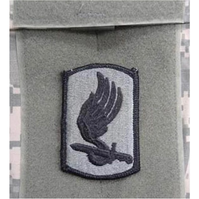 MILITARY RANGE Nášivka 173rd AIRBORNE BDE VELCRO - FOLIAGE
