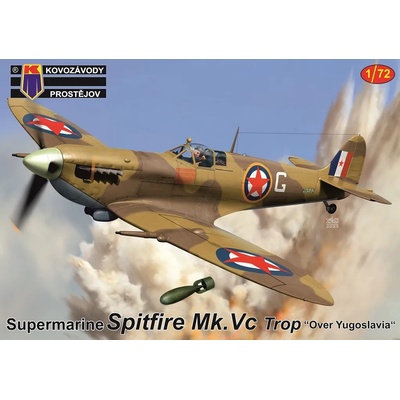 Kovozávody Prostějov Supermarine Spitfire Mk.Vc Trop „Over Yugoslavia“ 1:72