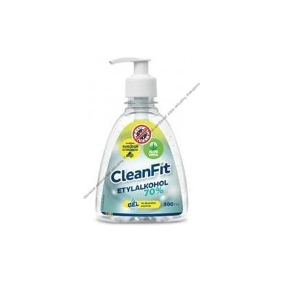 Cleanfit Citrus gél na ruky 70% s pumpičkou 300 ml