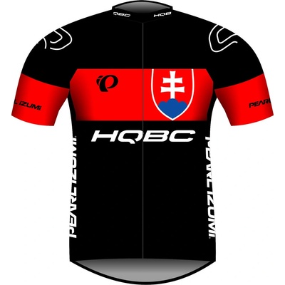 HQBC QPI SK TEAM 2021 krátky rukáv čierna/červená