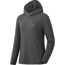 Montbell mikina Merino Wool Plus Light Hoodie dámská šedá