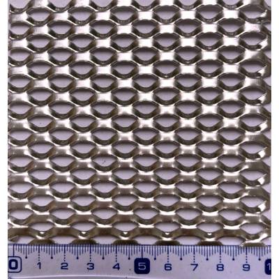 Tahokov oko 16x12x3 mm, kruhové neválcované tl. 1 mm, hliník, 1000x2000 mm