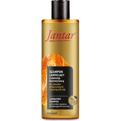Farmona Natural Cosmetics Laboratory Ламиниращ шампоан за увредена и хвърчаща коса с кехлибар Farmona JANTAR (FAETJ978245)