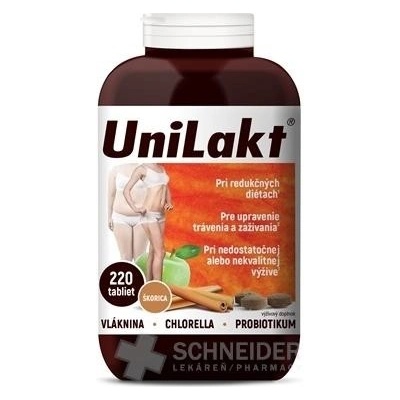 Unilakt so škoricou 150 g 220 tabliet