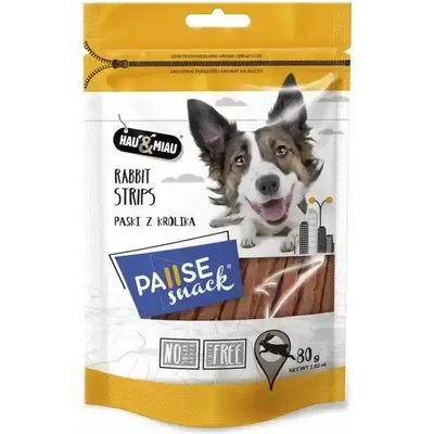 Месни ленти от заешко месо 90 грама за куче (hm - 8217)