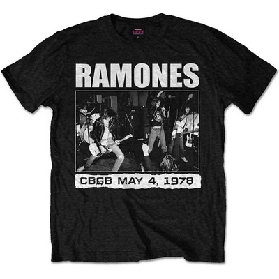 Ramones CBGB 1978 Black M Риза (<![CDATA[RATS22MB02]]>)