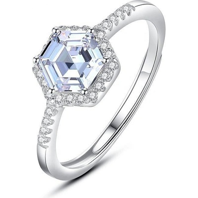 Lunica Stříbrný zásnubní prstýnek ICE 6 1017 6