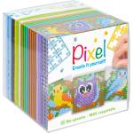 Pixelhobby Комплект от 3 мозайки с пиксели Classic, Pixelhobby, Куб - Птици (29008-BirdsCl)
