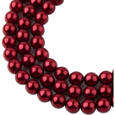 Manumi Voskové perličky 6mm bordo - 150 ks