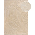 Flair Rugs Бежов вълнен килим , 120 x 170 cm Lino Leaf - Flair Rugs (503119371636)