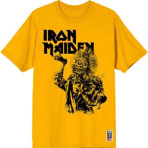 Iron Maiden Est. 1975 Eddie Axe Graphic Yellow S Риза (IMTEE187MY01)