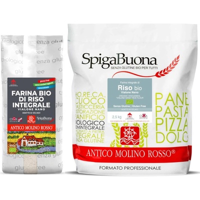 SpigaBuona Ryžová múka celozrnná mletá kameňom BIO 2500 g
