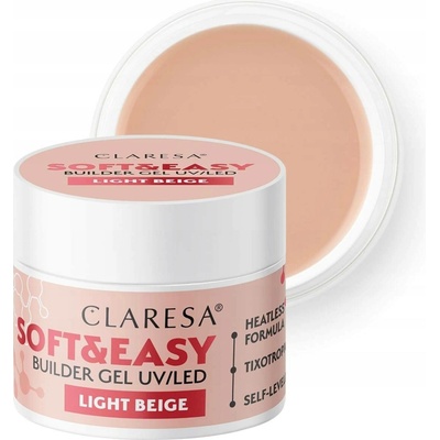 Claresa stavební gel Soft&Easy gel light beige 45g