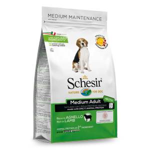 Schesir Adult Medium Lamb - за израстнали кучета от средни породи с агнешко