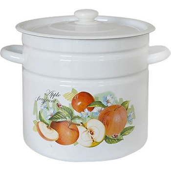 idilia 22 см (9 л. ) емайлирана тенджера с метален капак idilia разцветка АРОМАТНА ЛЯТНА ГРАДИНА