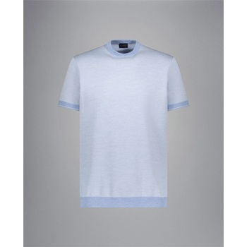 Paul and shark Блуза PAUL AND SHARK Men's Ribbed Crew Sweatshirt - Bright Wht/Cashmere Blu