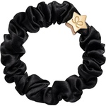 By Eloise London Gold Star Silk Scrunchie цвят Black