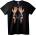 NOONEBRAND Тениска Разтопени Окови Ръце - S, Black