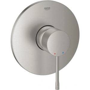 GROHE Вграден смесител за душ Grohe Essence, матов хром, Supersteel, без тяло за вграждане (24057DC1)