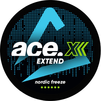 ACE X EXTEND Nordic Freeze 10 mg Slim 20 sáčků