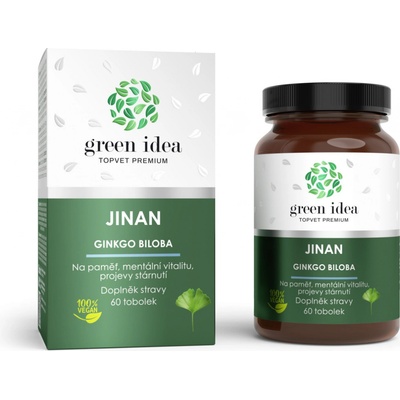 Green idea Ginkgo biloba Ginkgo dvojlaločný bylinný extrakt 60 kapsúl