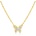 SAVICKI Колие с пеперуда, злато 375, бели диаманти, 0.02К, 45 см
